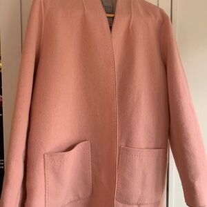 Chico's 16/18 Soft Pink Cape Jacket Serged Hems